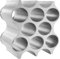 Koziol Bottle Rack Set-UP, Organic Grey