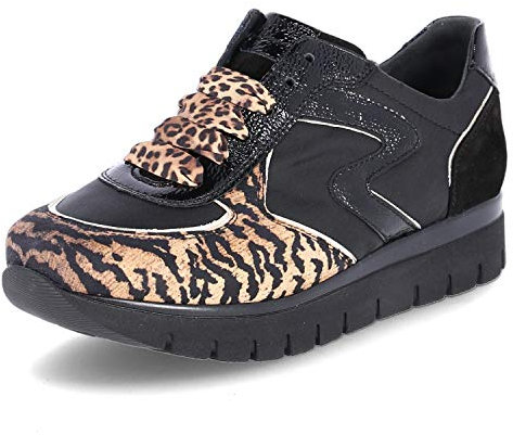 Semler Silvia, Damen Sneaker, Mehrfarbig (Caramel-schwarz-Gold 242), 38 2/3 EU (5.5 UK)