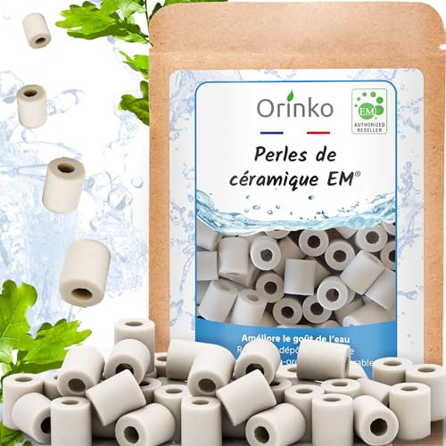 Perlas de Cerámica EM® x80 - Mejoran la Calidad del Agua - Reducen los Depósitos de Cal - Adaptadas a Lavadoras y Jarras, Botellas, Cafeteras