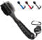Champkey PRO Retractable Golf Club Brush - Oversized Brush Head，Soft Rubber Hand Grip & Retractable Groove Cleaner Golf Brush (Black)