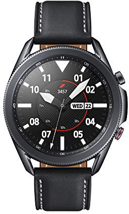 Samsung Galaxy Watch 3 Stainless Steel 45 mm Bluetooth Smart Watch - Mystic Black (UK Version)