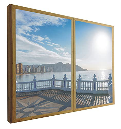 CCRETROILUMINADOS Finestre false illuminate con Led Balcone del Mediterraneo Benidorm