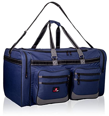 Roamlite Extra Large XXL Reisetasche - Größe XL Sehr große Reisetaschen - Riesige Duffle für Aufbewahrung, Reisen, Sportausrüstung oder Wäsche - 74 cm x40x40 120 Liter, Blau RL04N