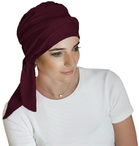 CAREBELL Smooth - Turbante gorro oncologico de bambú para quimioterapia o alopecia