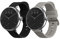 kwmobile 2X Sportarmband kompatibel mit Withings ScanWatch 38mm / Steel HR 36mm / Move ECG Armband - Fitnesstracker Band Set aus TPU Silikon