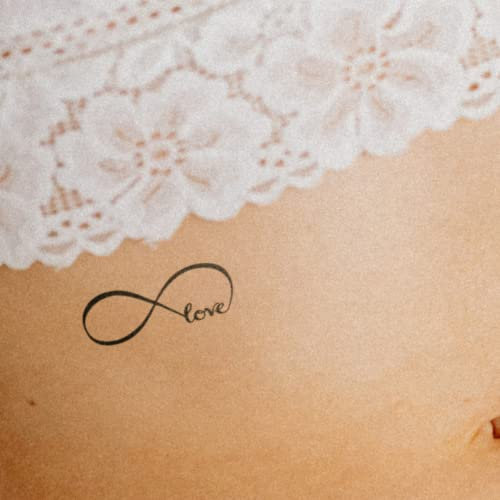 MyJagua Tattoo • Infinity Love | 1-2 Wochen Tattoo | Auf Pflanzenbasis | Hautverträglich | Wasserfest | Neue Tattoo Technologie | Kein Klebe Tattoo