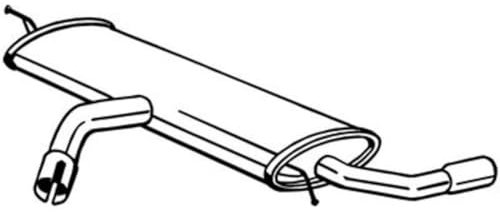 BOSAL 233-645 Endschalldämpfer Endtopf