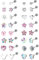 Diamday 16 Pairs Screw Back Earrings Stud for Women Girls Surgiacl Steel 20G Small Cartilage Stud Earrings CZ Heart Flower Star Ball Screwback Flat Back Stud Earrings Set Multicolored 3