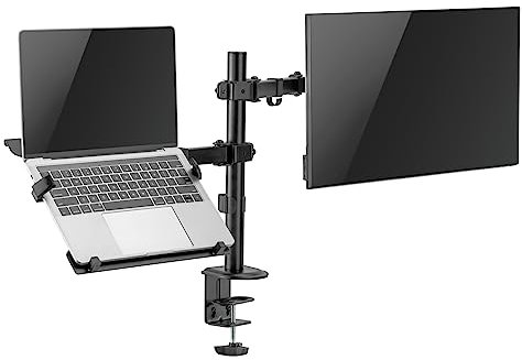 Ewent EW1519 Soporte de Escritorio Para Monitor Hasta 32 Máx. 8kg y Portátil Hasta 15 6 Máx. 4kg