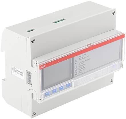 ABB A44 Energiemessgerät LCD 26.5mm x 123mm, 7-stellig / 3-phasig, Impulsausgang