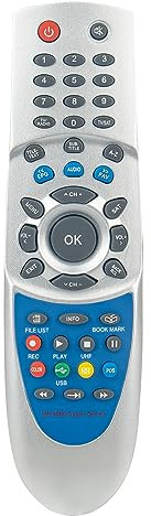 TM-5000 Super SERIES New Replacement Remote Control fit for TECHNOMATE Satellite Receiver TM-5200 D Super, TM-5300 D+ Super, TM-5400 CI Super, TM-5600 CI Super, TM-5200 D Super+, TM-5300 D+ Super+