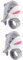 ibasenice 2St Plüschring kinderspielzeug uhrenarmbänder Schnapparmband Lustiges Armband für Kinder greyb kuscheltier Delfin Puppe Haustier Knopf Baby Schnappschuss PP Baumwolle