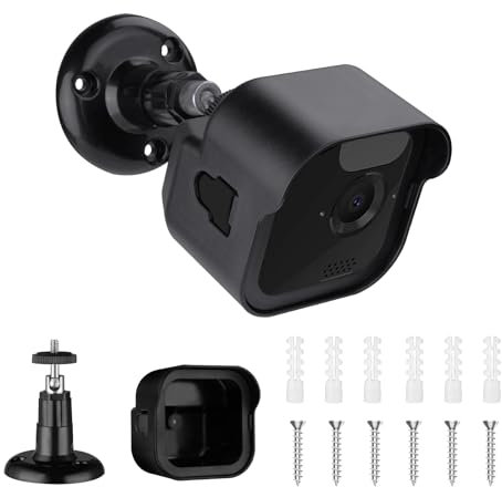OFFCUP Weatherproof Protective Cover, Blink Outdoor Camera Wall Mount, 360 Degree Adjustable Mount for Blink Outdoor Indoor Home Security Camera System (Black)