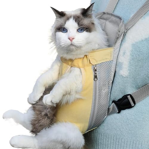 Legs Out Brusttrage für Hunde – Atmungsaktive Haustier-Vorder- und Rückentrage | Head-Out Rucksack zum Wandern, Spazierengehen, Outdoor-Nutzung, Katzentasche, Reisetasche, tragbarer Hunderucksack