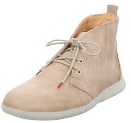 Think! Herren HAUKI chromfrei gegerbte nachhaltige Stiefelette, LATTE 4000