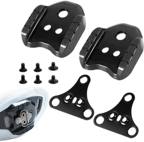 Adaptador De Calas para Bicicleta - Adaptador De Estabilización De Calas para Bicicletas | Juego De Calas para Pedales Automáticos Y Zapatillas De Ciclismo para Bicicletas Y Bicicletas De Montaña