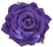 M METERXITY Pinza para el Pelo de Rosa, 4.33 Pulgadas, Broche de Tela Floral para Fiestas/Accesorios para el Pelo de Mujer, Horquillas Florales para el Pelo [11 cm, Púrpura Oscuro]