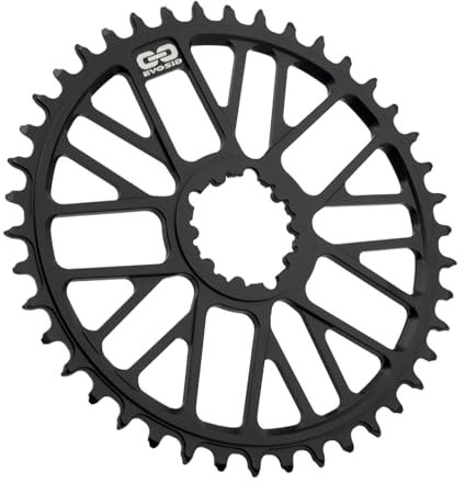 EVOSID Rennrad-Kettenblatt, Direktmontage, 3 mm, versetzt, 40T, 42T, 44T, 46T, 48T, Krone, schmal, breit, 7075, CNC-Zahn-Kettenblattscheibe für GXP SRAM Kurbelgarnitur (40T)