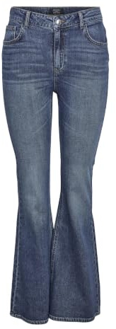 Noisy May Damen Nmkareen Hw Flare Leg Jeans Az436Mb Noos