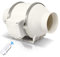 Inline Bathroom Extractor Fan, Quiet Inline Duct Fan System, 100mm Extractor Fan with Variable Speed Controller, Powerful Inline Pipe Ventilation Fan with Remote for Grow Tents, Home (6in 80W)