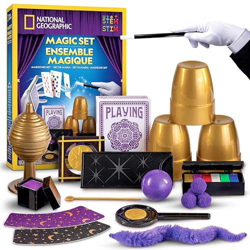 National Geographic Kids Magic Set with 45 Tricks & Video Guide, Kids 8-12