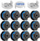 UNISOPH 15 Pack Bobine Fil Coupe Bordure Remplacements Compatible avec Ryobi One + AC14RL3A 18v 24v 40v Coupe Bordures, Bobine Ø 1,6mm, Longueur 3.4m (12* Bobine Fil Coupe Bordure,3*Couvercle)