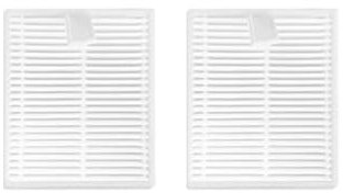 Compatible avec Xiaomi Robot Vacuum E10 E12 Pièces de rechange Accessoires Brosse latérale Filtre Hepa Chiffon de nettoyage(Red)