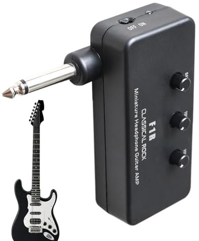 BommFu Ampli Guitare Portable - Petit Haut-Parleur pour Guitare | Ampli Basse Transportable pour Débutant et Adulte Utilisation à la Maison Scène et Petites Salles