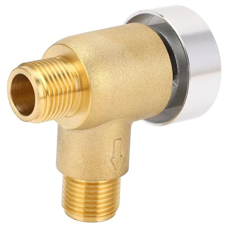 FTVOGUE Clapet Anti-retour pour Camping-car en Laiton 571 VAC CHK A Filetage NPT 1/2 8-125 PSI pour Camping-cars, Empêche le Reflux avec une Installation Facile