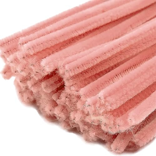 Pfeifenreiniger 20er Set Chenille-Draht 6mm x 30cm, Farbe wählbar | Flexibler Chenilledraht zum Biegen, Formen, Flechten und Basteln – ideal für kreative DIY-Projekte