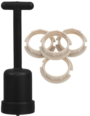 Housoutil Lamp Shade Collar Adapter Kit with G9 Socket Rings and Removal Tool, Plastic Ring Set for Lamp Shade Mounting in Office and Home Lighting Fixtures