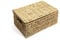 Woodluv Storage Boxes With Lids, Storage Baskets Woven Natural Seagrass, Shelves Basket, Gift Hamper basket, Storage Basket Organiser, Medium