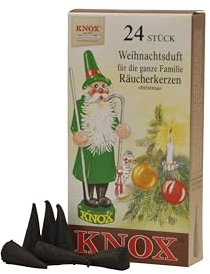 24 Stk. KNOX WEIHNACHTSDUFT Räucherkerzen Räucherkegel