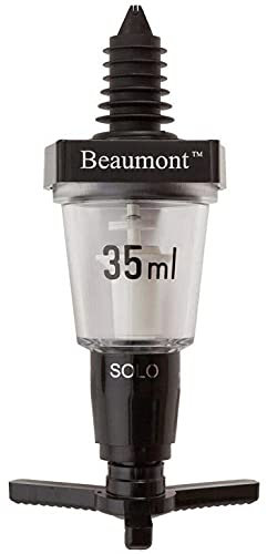Pack of 3 x 35ml Beaumont Solo Classic Spirit Measure Bar Optics 3066