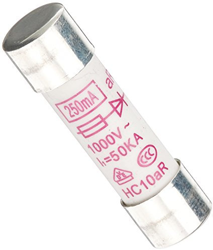PeakTech Set Keramik Feinsicherung 250 mA / 1000 V, 10,3 x 38 mm, Audio und HiFi, 10 Stück, P 7500