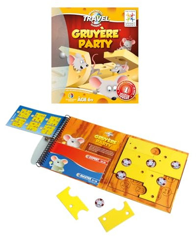 SmartGames - SGT 250 FR-8 - Gruyère Party - Denk- und Logikspiel