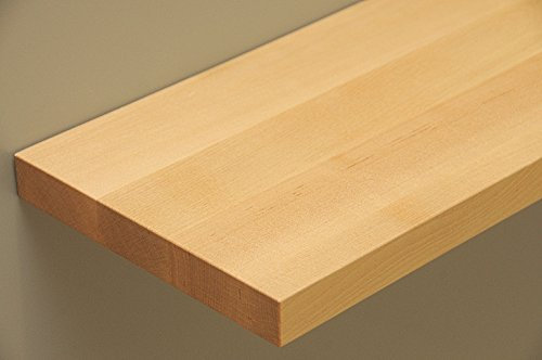 Holz-Projekt-Summer Garderobe Kombination 2-teilig Hakenleiste mit Ablage Massivholz Dielenmöbel Flurmöbel (60cm, Birke)