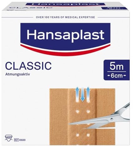 Hansaplast Classic - Tiritas (6 x 5 m, 1 unidad)