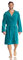 Vossen Damen & Herren Bademantel Texas lagoon S