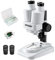 Aomekie Microscopio Stereo 20X & 40X Microscopio per Studenti e Adulti Binoculare Zoom 3D con LED Regalo