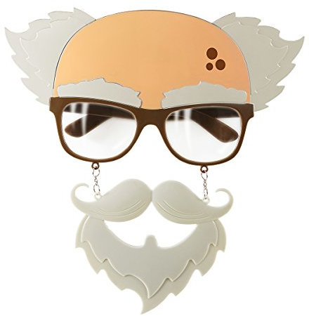 W WIDMANN MILANO Party Fashion - Lustige Brille, Spaß, Scherzartikel, Kostümzubehör, Accessoire, Karneval, Mottoparty