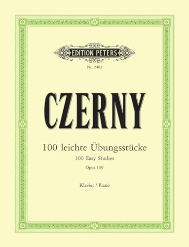 100 leichte Übungsstücke op. 139: für Klavier