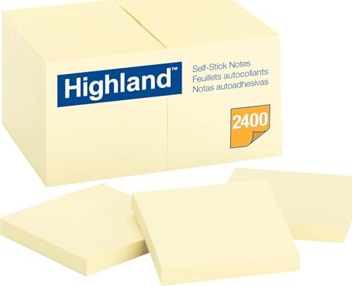 MMM654924PK - Highland Self Sticking Note