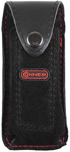 Connex Werkzeughalter - Praktische Verschlusslasche - Mit Gürtelschlaufe - Aus Leder - Robust & Langlebig / Messerscheide / Werkzeugtasche für Gürtel / Gürteltasche / COX951110