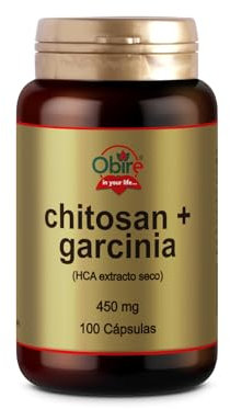 Obire | Chitosán y Garcinia Cambogia | 100 Cápsulas | 50 Días de Suministro