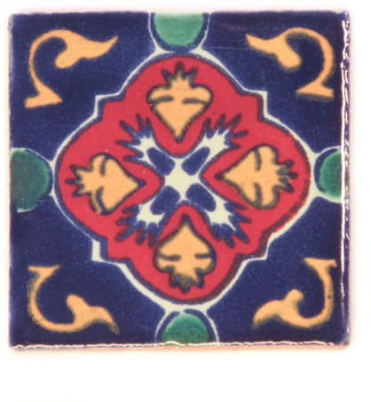 Mexikanischen handgemachten Talavera, 5cm Fliesen - Einzelfliese