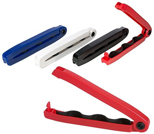 Contacto Beutelklammer gro Original patentiertes twixit!, splmaschinenfest, geeignet fr Gefrierschrank und Mikrowelle, verschliet zuverlssig besonders groe Beutel und Scke, Metall, Grau, 72g