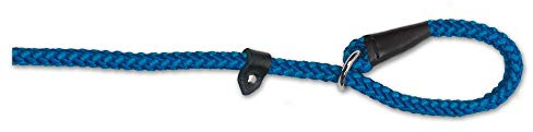 Ancol Heritage Nylon Rope Slip Lead, 1.5 m Length x 8 mm Width, Blue