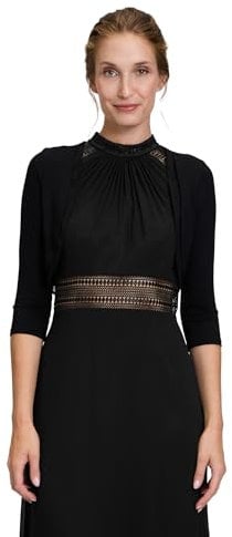 Vera Mont Damen Bolero-Jacke figurbetont Schwarz,34