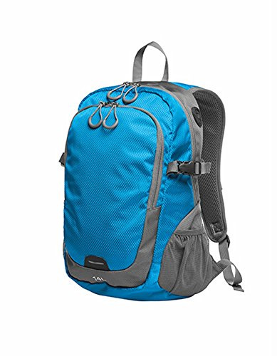 HALFAR Rucksack Step M, Farbe:Cyan, Größe:30 x 42 x 14 cm